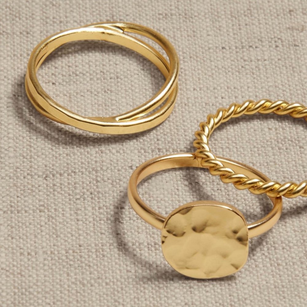NWT gold rings